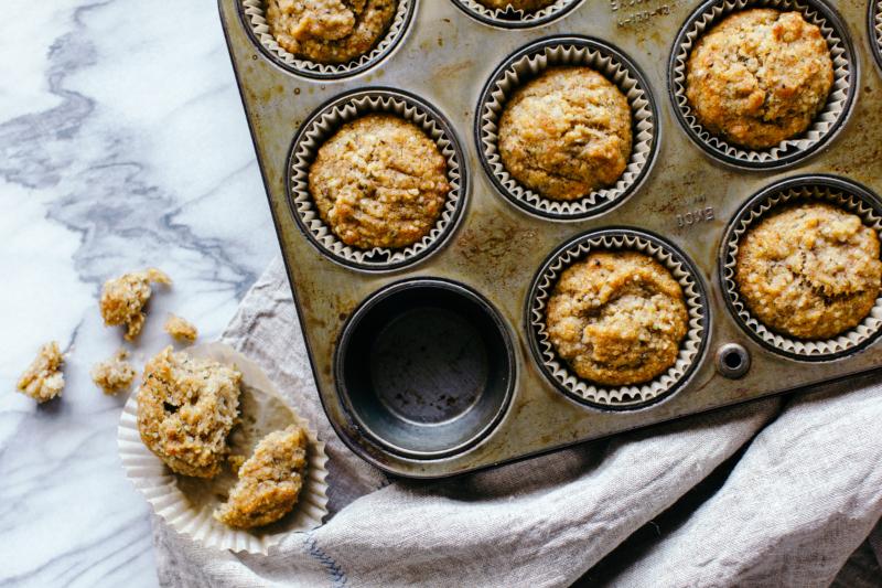 BANANA COCONUT HEMP MUFFINS