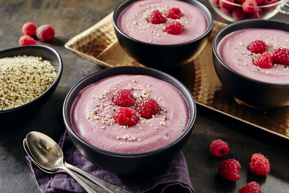 RASPBERRY HEMP MOUSSE