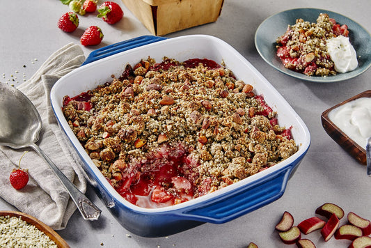 STRAWBERRY RHUBARB HEMP CRUMBLE