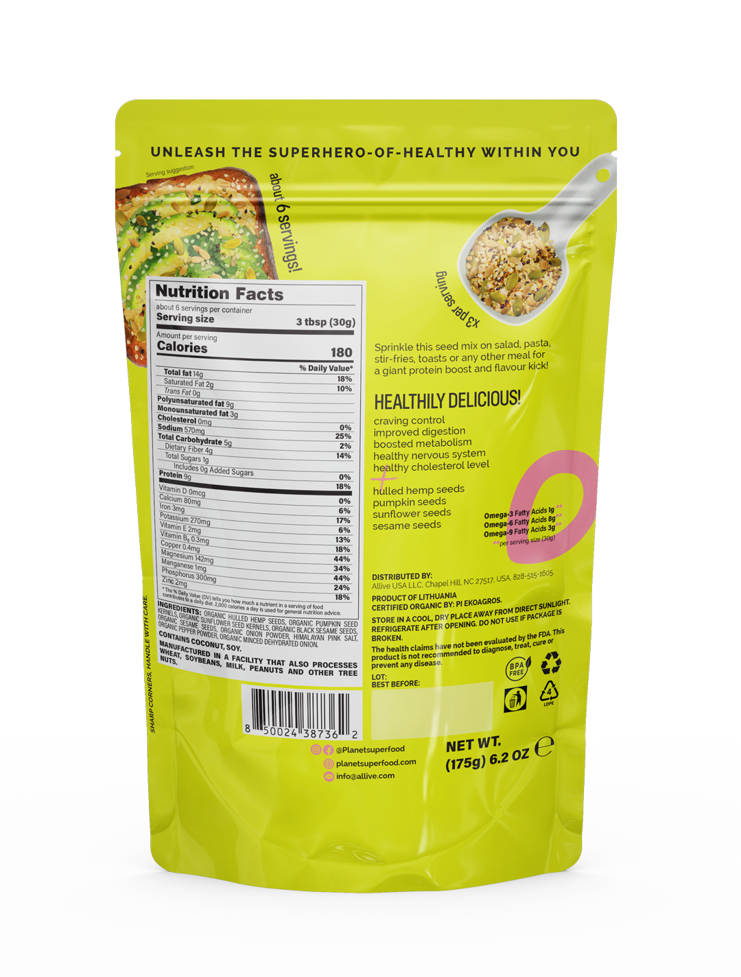 Savory Onion Organic Seed Mix