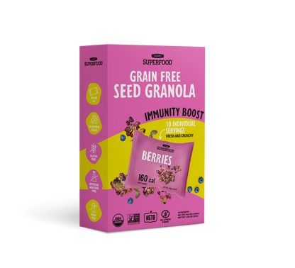 Immunity Boost: Berry Seed Granola Snack