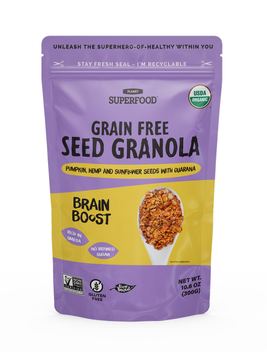 Brain Boost: Salted Caramel Seed Granola Mix