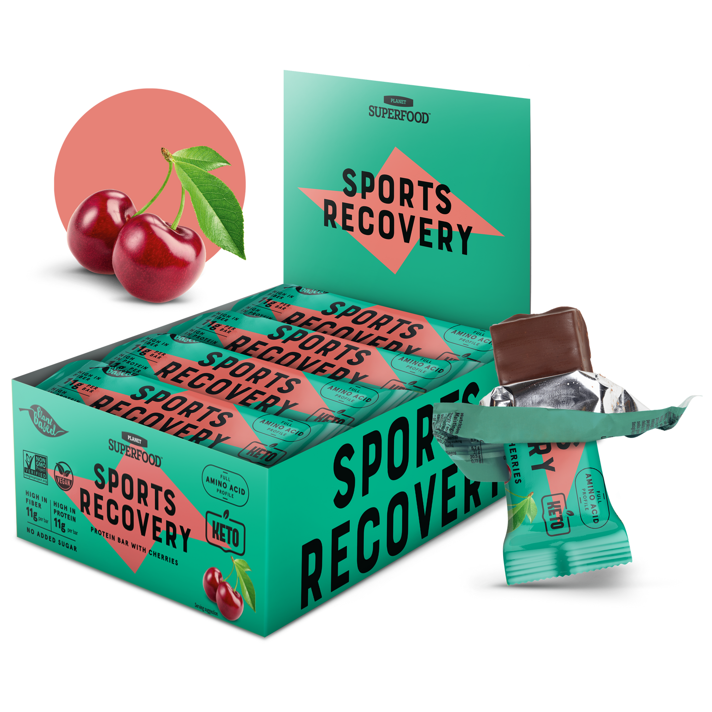 Sports Recovery: Chocolate Cherry Protein Bars